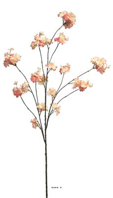 Fleurs de cerisier factices en branche, H 126 cm, Rose