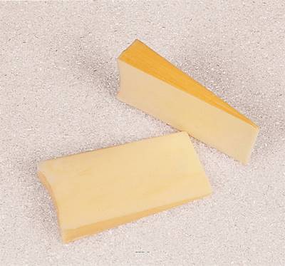 Tranches de Fontina Fromage factices x2 L 160x75 mm plastique soufflé