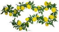 Guirlande de 20 citrons factices L 2 m plastique soufflé