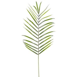 Feuille de palmier Areca artificielle en plastique H 110 cm Vert