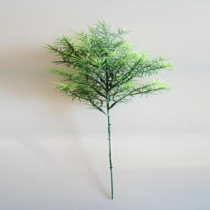 Asparagus Sprengeri en pic plastique artificiel vert H 42 cm aerien