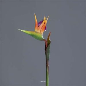 Strelitzia Arabica factice H 62 cm oiseau du paradis tete latex