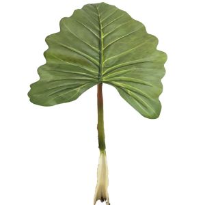 Feuille d'Alocasia factice, H 91 cm