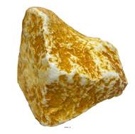 Pierre jaune grosse factice L 180x130 mm plastique soufflé