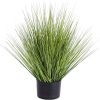 Isolepsis Herbes Graminees denses factices Vert H 60 cm dans un pot 