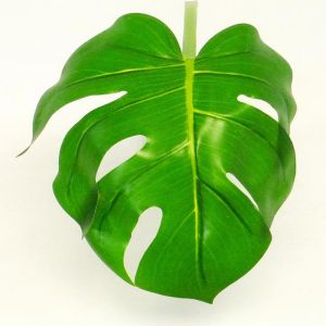 Feuille de Philodendron H 56 cm Tissu plastifié pour exterieur D 20 cm