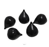Figue de luxe artificielle noir X 5 en Plastique soufflé D 47x 60 mm