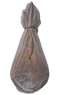 Jambon Fume San Daniele artificiel en Plastique soufflé H 580x280 mm dans son sac 