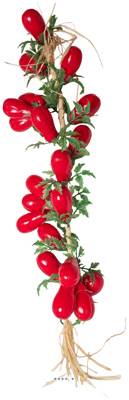 Grappe de Tomates factice L 50 cm plastique soufflé