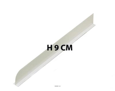 Séparateur altuglass résistant uni blanc pour viandes factice L 75 cm H 9 cm 