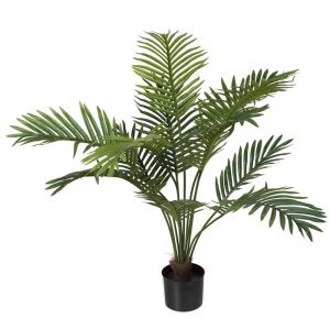 Palmier Areca, grandes palmes, factice, en pot H 80 cm, D 70 cm