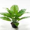 Spathiphyllum factice dans un pot H 40 cm 22 feuilles