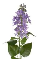 Lilas artificiel H 60 cm D 15 cm avec superbe tete tissu Lavande