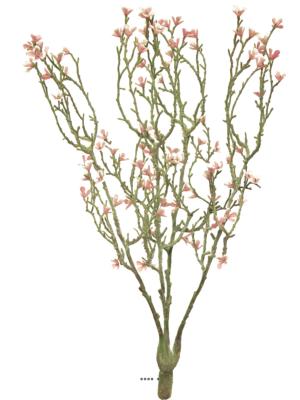 Branche de jasmin factice avec 4 ramures, H 44 cm Rose