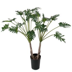 Philodendron factice, H 100 cm, D 128 cm, en pot