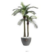Palmier Areca factice H 250 cm 33 feuilles en pot