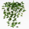 Pothos artificiel feuillage en chute L95 cm 165 petites feuilles vert non arme