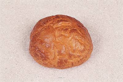 Boule de pain complet factice D 170 mm plastique soufflé
