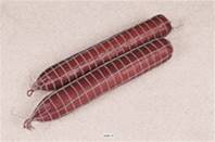 Saucissons fumés factices x2 L 450x65 mm plastique soufflé