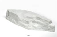 Pierre granite blanc factice L 500x200 mm plastique soufflé