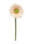 Gerbera artificiel H 23 cm D 7 cm Coeur clair superbe Rose pâle