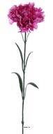 Oeillet factice H 60 cm magnifique Tete tissu D 8 cm Lavande