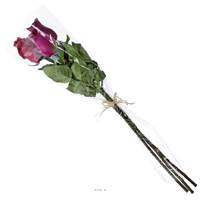 Botte de roses x 3 artificielle H 65cm erica Superbe
