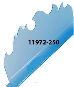 Séparateur vague bleue altuglass factice L 75 cm H 32 cm 