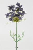Carotte sauvage factice en tige H 45 cm ideale pour bouquet Mauve violet