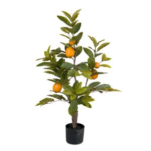 Citronnier factice en pot avec ces citrons H 90 cm D 60 cm