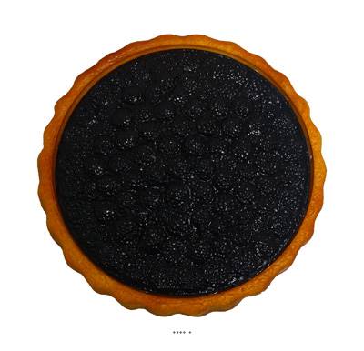 Tarte aux mures factice D 21cm plastique soufflé