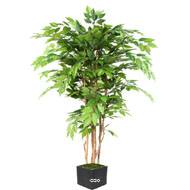 Charme Faux arbre artificiel H 150 cm en pot D 90 cm