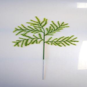 Feuille d'Asparagus Plumosus artificielle en plastique H 35 et D 20 cm