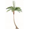 Palmier Coco factice H 270 cm 10 palmes sur platine