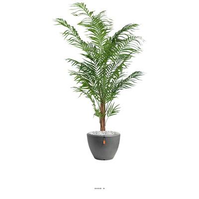 Palmier Areca factice H 180 cm sur tronc en pot