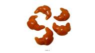 Lot de 5 faux croissant d'une Longueur de 5 cm et 7 cm de Largeur