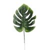 Feuille de Philodendron factice en tissu enduit H 39 cm