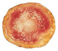 Pizza factice D 24 cm plastique soufflé