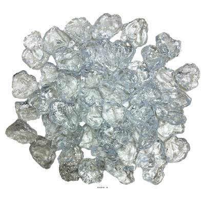 Glace pilée factices x50 L 45x35 mm plastique soufflé