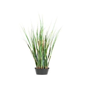 Herbe folle factice en pot, H 95 cm, D 20 cm