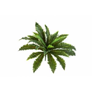 Fougère Asplenium factice en piquet 24 feuilles H 70 cm Vert