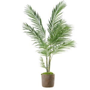 Palmier Areca factice H 160 cm D 100 cm dans un pot