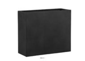 Bac fibreglass et composite Huge Outdoor Claustra L 100x40xH 80cm Noir