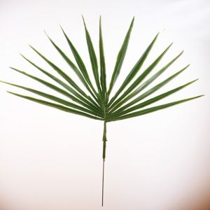 Feuille palmier Chamaerops artificielle H 44 cm D 34 cm Plastique exterieur
