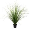 Herbe folle factice en touffe aerienne et dense en pot H 60 cm D 65 cm