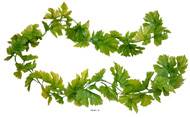 Guirlande de feuillage artificiel de vigne verte – 150 cm – 76 feuilles