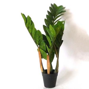 Zamioculcas factice dans un pot leste H 51 cm