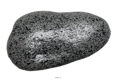 Pierre galet factice L 220x60 mm plastique soufflé