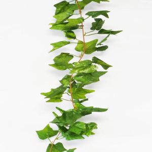 Guirlande de lierre artificiel L 265 cm non armee 158 grandes feuilles vertes