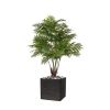 Palmier Areca factice H 110 cm 6 troncs dans un pot Realtouch